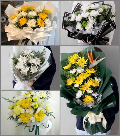 湖北天门市岳口镇健康村白事花束代送